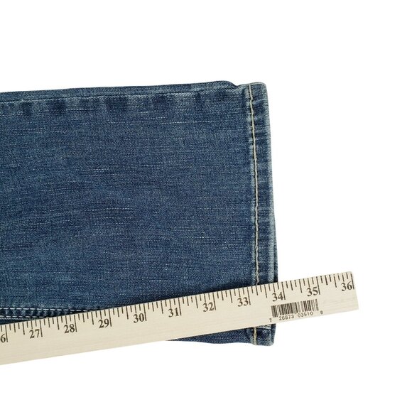 Ariat Jeans Women's Size 28L Real Denim Mid Rise Straight Thick Stitch Stretch - Picture 11 of 11